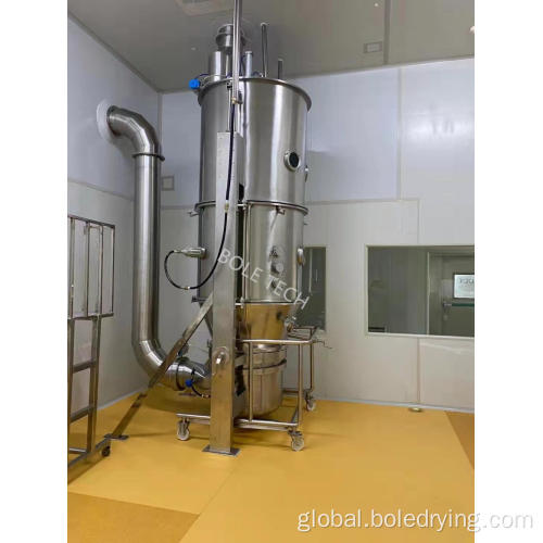 Fluid Bed Granulator Chemical powder fluid bed top spray granulator Manufactory